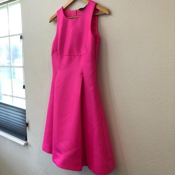 Kaya & Sloane satin pink fit and flare dress - Picture 6 of 13